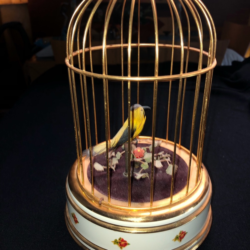 German Elpa caged bird automaton.